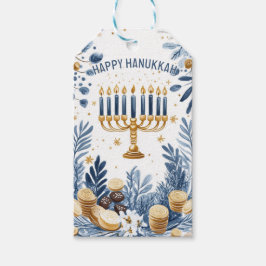 Hanukkah Harmony Wasserfarbenfestival Geschenkanhänger