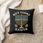 Hanukkah heute nicht Santa jüdische Chanukah Kissen<br><div class="desc">Hanukkah heute nicht Santa jüdische Chanukah</div>