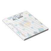 Hanukkah hielt Personalisierte Aufgabenliste Notizblock (angewinkelt)