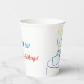 Hanukkah Holiday Dinner 8 oz. Pappbecher (Rechts)