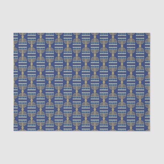Hanukkah Holiday Tissue Paper Seidenpapier (Vorderseite)