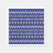 Hanukkah Hug Sameach Serviette (Vorderseite)