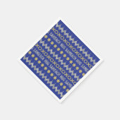 Hanukkah Hug Sameach Serviette (Ecke)