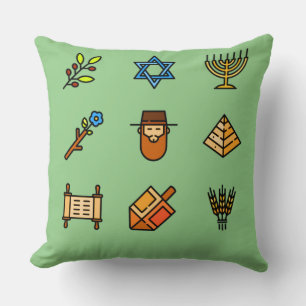 Hanukkah Icons   Hanukkah Festival Kissen