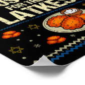 Hanukkah Im Just Here For The Latkes Chanukah Hanu Poster (Ecke)