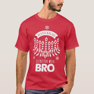 Hanukkah ist besser mit Bro Brother Matching Famil T-Shirt