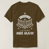 Hanukkah ist besser mit MEW MAW Matching Family T-Shirt (Design vorne)