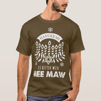 Hanukkah ist besser mit MEW MAW Matching Family T-Shirt