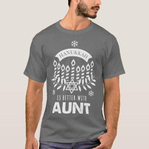Hanukkah ist besser mit Tante Matching Family T-Shirt
