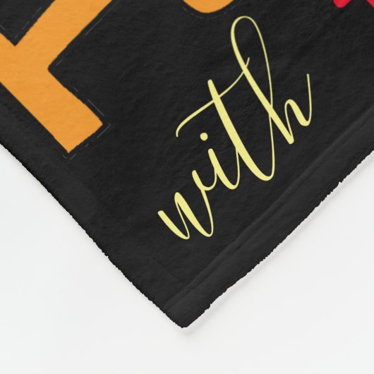 Hanukkah ist Funukkah Fleece Blanket (Ecke)