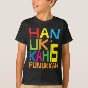 "Hanukkah ist Funukkah" Kinder T - Shirt. T-Shirt