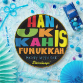 Hanukkah ist Funukkah Pappteller (Party)