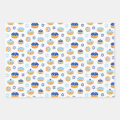 Hanukkah Jelly Donut Star von David Wrapping Paper Geschenkpapier Set (Vorderseite 2)