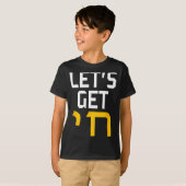 Hanukkah Jew Hebrew Word Lets Get Chai T-Shirt (Vorne ganz)