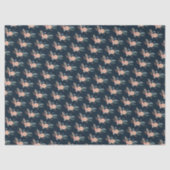 Hanukkah Jewish Bat Mitzvah Florals Handgezeichnet Seidenpapier (Vorderseite)