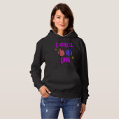 Hanukkah Jewish Dreidel Diva Womens Hoodie (Vorne ganz)