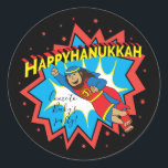Hanukkah Judah Maccabee Chanukah Round Runder Aufkleber<br><div class="desc">"Pink Cat Ballerina, Happy Chanukah" Stickers Round. Viel Spaß mit diesen Aufklebern wie Tortenpfropfen, Geschenketiketten, Umschlag Aufklebern, Taschenschließungen oder was auch immer Ihre Festlichkeiten sind! Personalisieren Sie diese, indem Sie Text löschen und Ihre eigenen Wörter hinzufügen, indem Sie Stil, Größe und Farbe Ihres bevorzugten Schriftartes verwenden. Danke, dass du angehalten...</div>