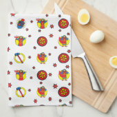 Hanukkah Judah Maccabee Geschirrtuch (Viertel Falte)