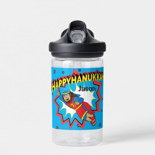 Hanukkah Judah Maccabee Wasserflasche Trinkflasche (Vorne)