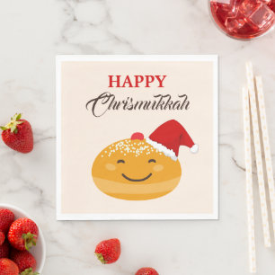 Hanukkah Judenurlaub - Happy Chrismukkah Serviette