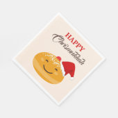 Hanukkah Judenurlaub - Happy Chrismukkah Serviette (Ecke)