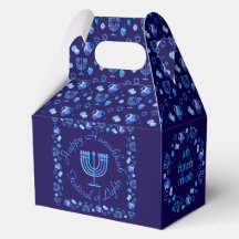 Hanukkah jüdischer Feiertag Menorah verzierte Mand