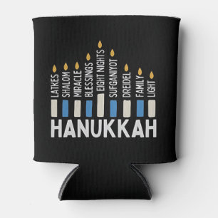 Hanukkah jüdischer Holiday Menorah Juden Dosenkühler