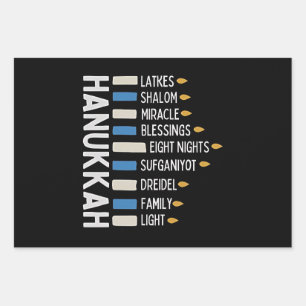 Hanukkah jüdischer Holiday Menorah Juden Geschenkpapier Set