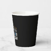 Hanukkah jüdischer Holiday Menorah Juden Pappbecher (Links)