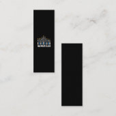 Hanukkah jüdischer Holiday Menorah Juden Telefonnummerkarte (Vorne/Hinten)