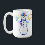 Hanukkah Jüdischer niedlicher Schneemann Menorah S Kaffeetasse<br><div class="desc">Feiern Sie die jüdischen Feiertage mit diesem bezaubernden Chanukah Snowman! Funny Chrismukkah Geschenke für Jungen, Mädchen. Kaufen Sie passende Chanukah Geschenke für die ganze Familie! Großartige Geschenke für Enkel von Großeltern. Bubbeh Bubbee Bubbie Zaydeh Zaydee lustige Väter Funny Hanukkah Idee für Sohn, Tochter. Eine tolle Idee für Freunde von Rabbi...</div>