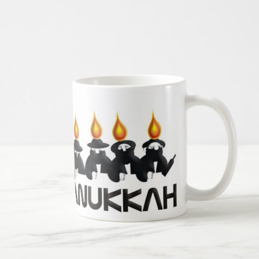 Hanukkah Kaffeetasse (Rechts)