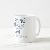 Hanukkah Kaffeetasse (VorderseiteRechts)