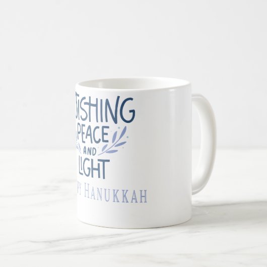 Hanukkah Kaffeetasse (VorderseiteRechts)