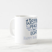 Hanukkah Kaffeetasse (Vorderseite Links)