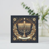 Hanukkah Karte (Stehend Vorderseite)