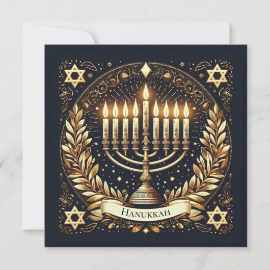 Hanukkah Karte (Vorderseite)