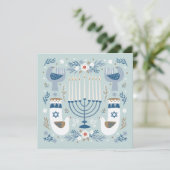 Hanukkah Karte (Stehend Vorderseite)