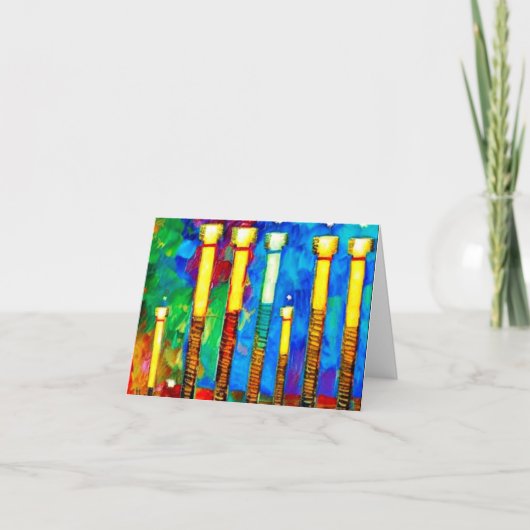 Hanukkah-Karte 11 Feiertagskarte (Vorderseite)