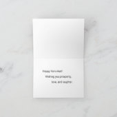 Hanukkah-Karte 2 Feiertagskarte (Innenseite)