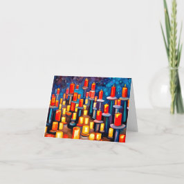 Hanukkah-Karte 5 Feiertagskarte