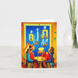 Hanukkah-Karte 6 Feiertagskarte