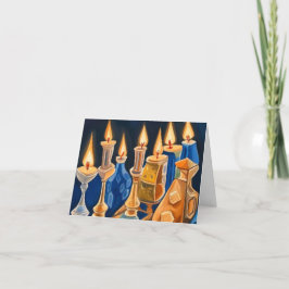 Hanukkah-Karte 7 Feiertagskarte