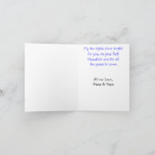 Hanukkah-Karte des Babys Feiertagskarte (Innenseite)