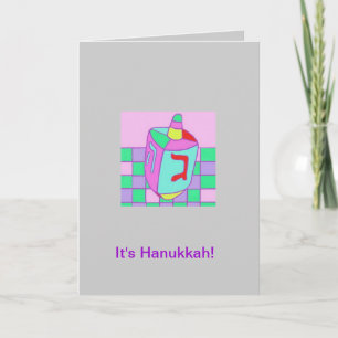 Hanukkah-Karte: "Dreidel" Feiertagskarte