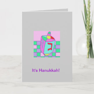 Hanukkah-Karte: "Dreidel" Feiertagskarte