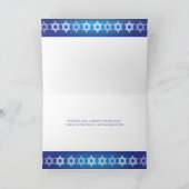 Hanukkah-Karte Feiertagskarte (Innenseite)