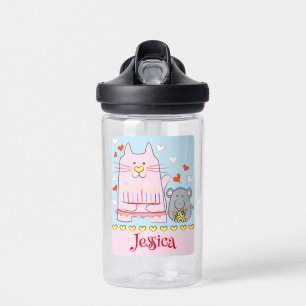 Hanukkah-Katze-und-Maus-Trinkflasche Trinkflasche