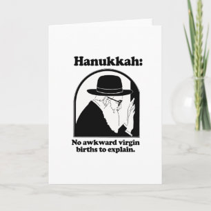 Hanukkah - Keine unangenehmen Jungfrauen Feiertagskarte