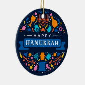 Hanukkah Keramik Ornament (Rechts)